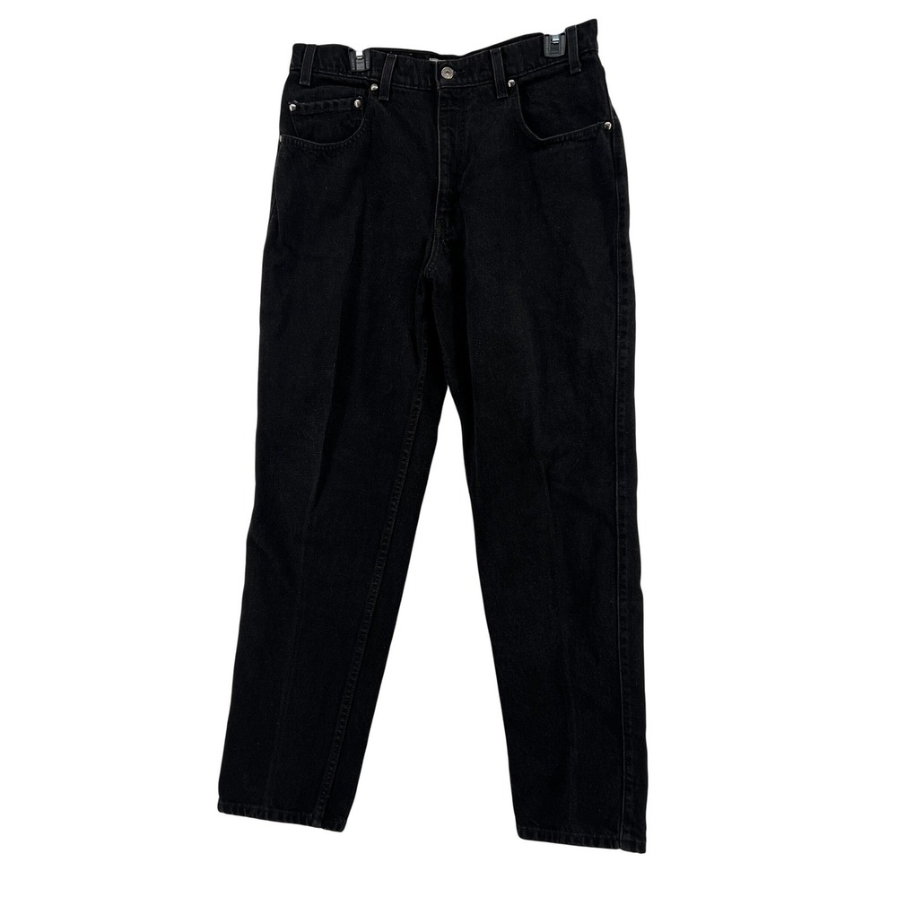90s Levi Strauss Signature 545 Loose Fit Black Denim Jeans‎ Mens W34 L32